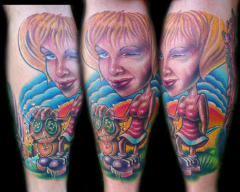 Tattoos - Josh Woods - Voodoo girl